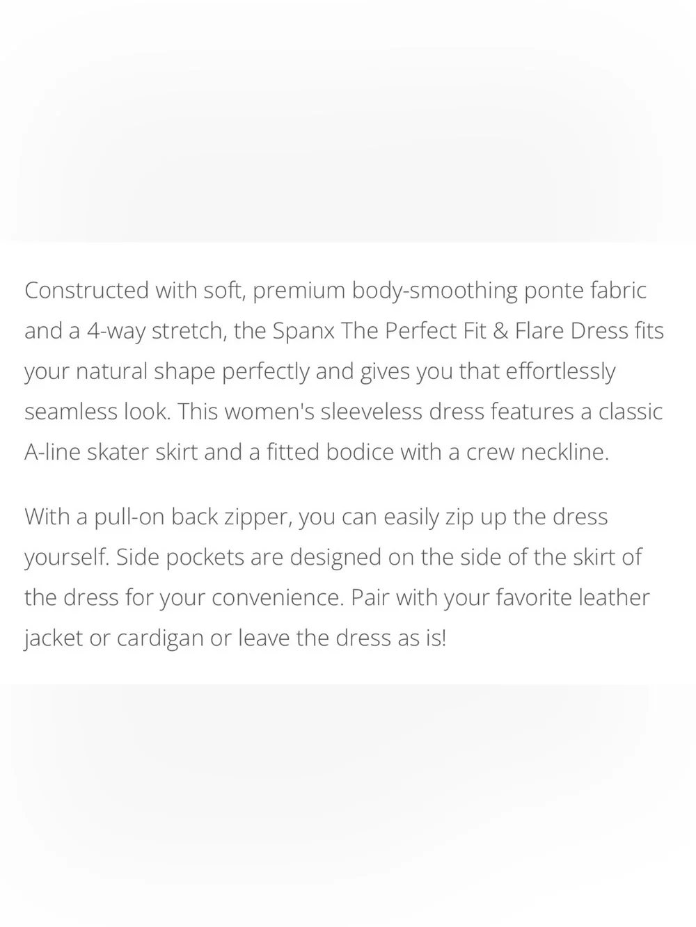 SPANX Perfect Fit & Flare Dress size 1X 20381R NWT